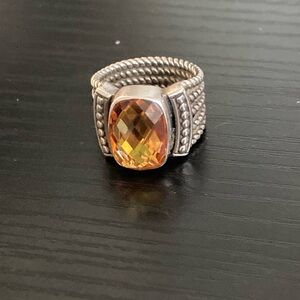 Elegant Sterling Silver Citrine Ring (7)